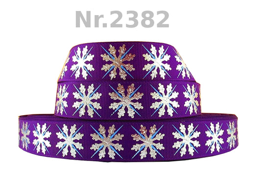 Snowflakes laminated in various colors