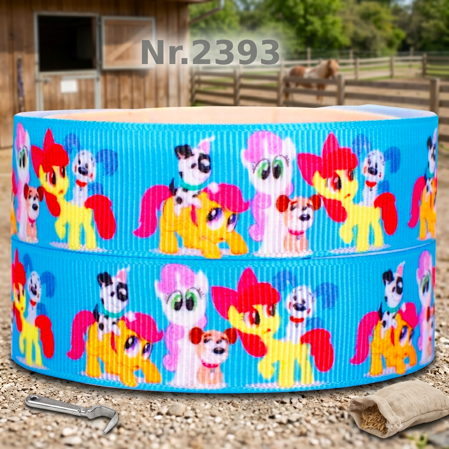 „Pony-Zauber & verspielte Welpen – Lebendiges 22 mm Band für kleine Abenteurer“