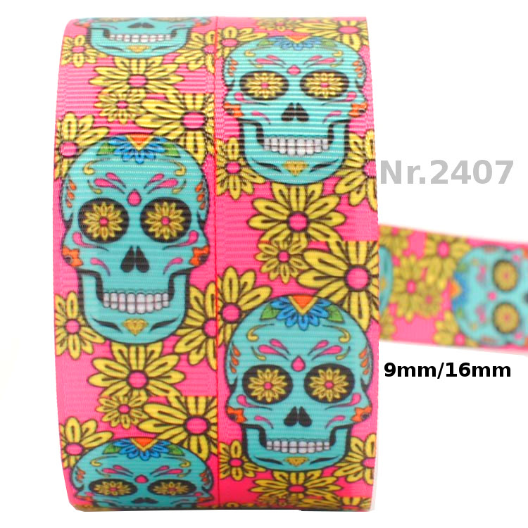 Mexikanische Totenmaske - 9mm und 16mm