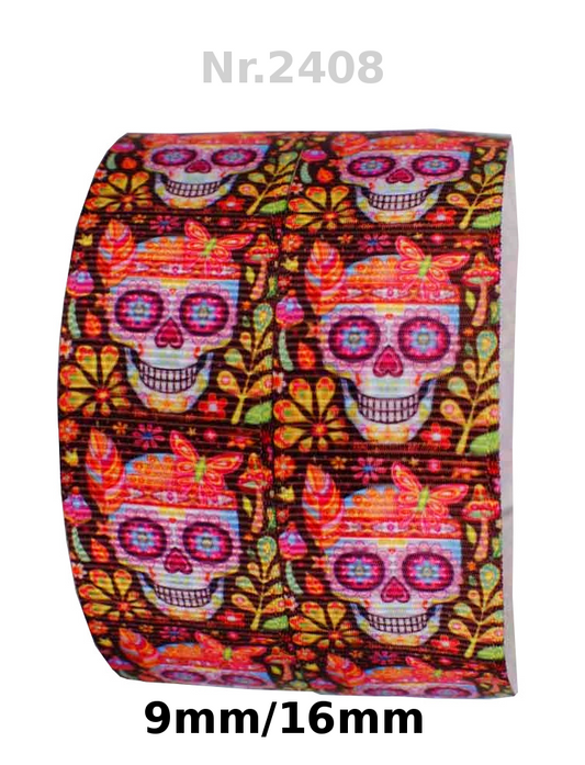 Mexikanische Totenköpfe in 9mm und 16mm