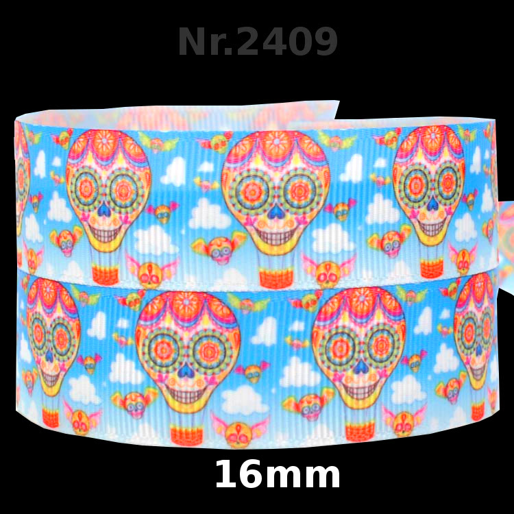 Mexikanische Totenköpfe Ballon - 16mm