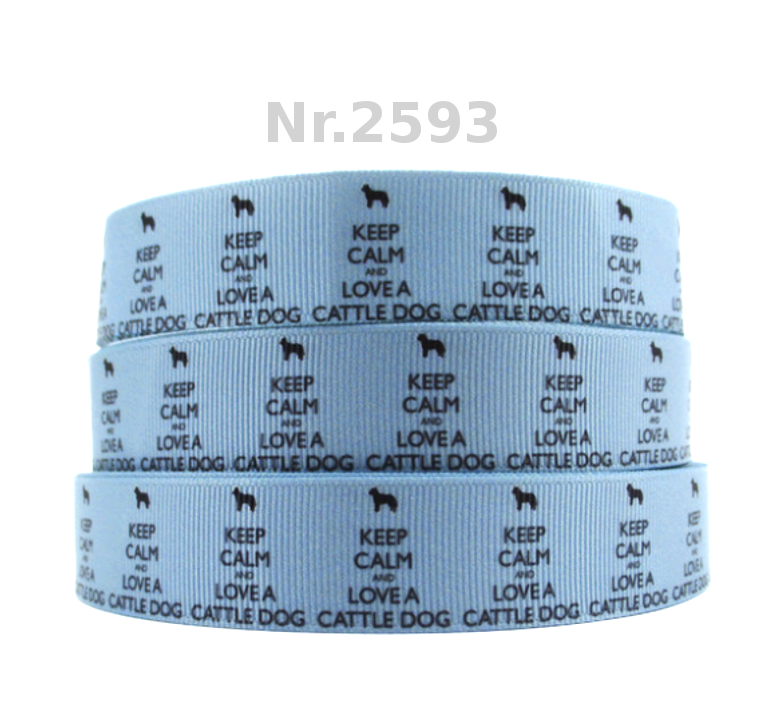 Keep calm and love a cattle dog - 22mm