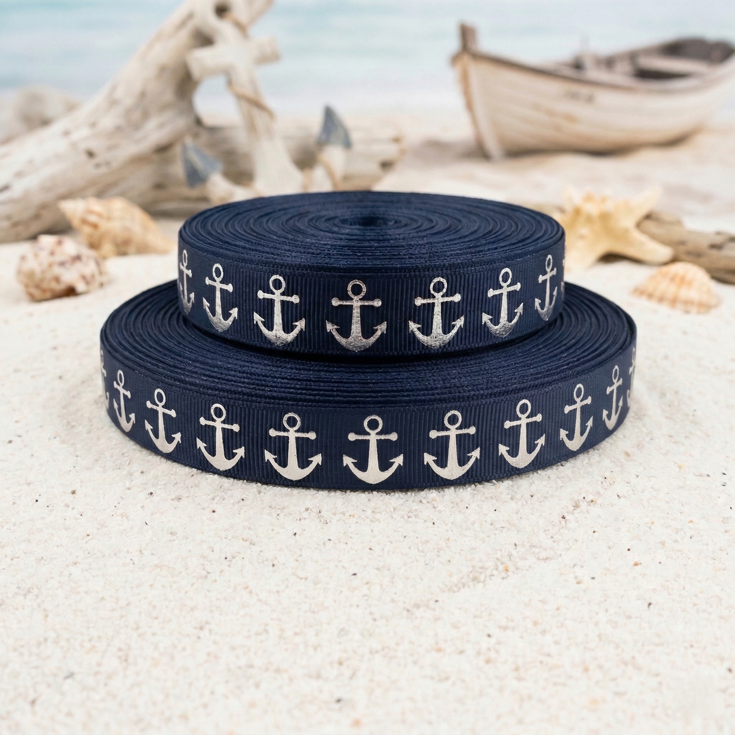 Anchor in silver - 16mm, maritime flair