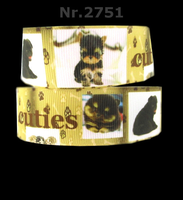 Niedliche Hundewelpen - 25mm