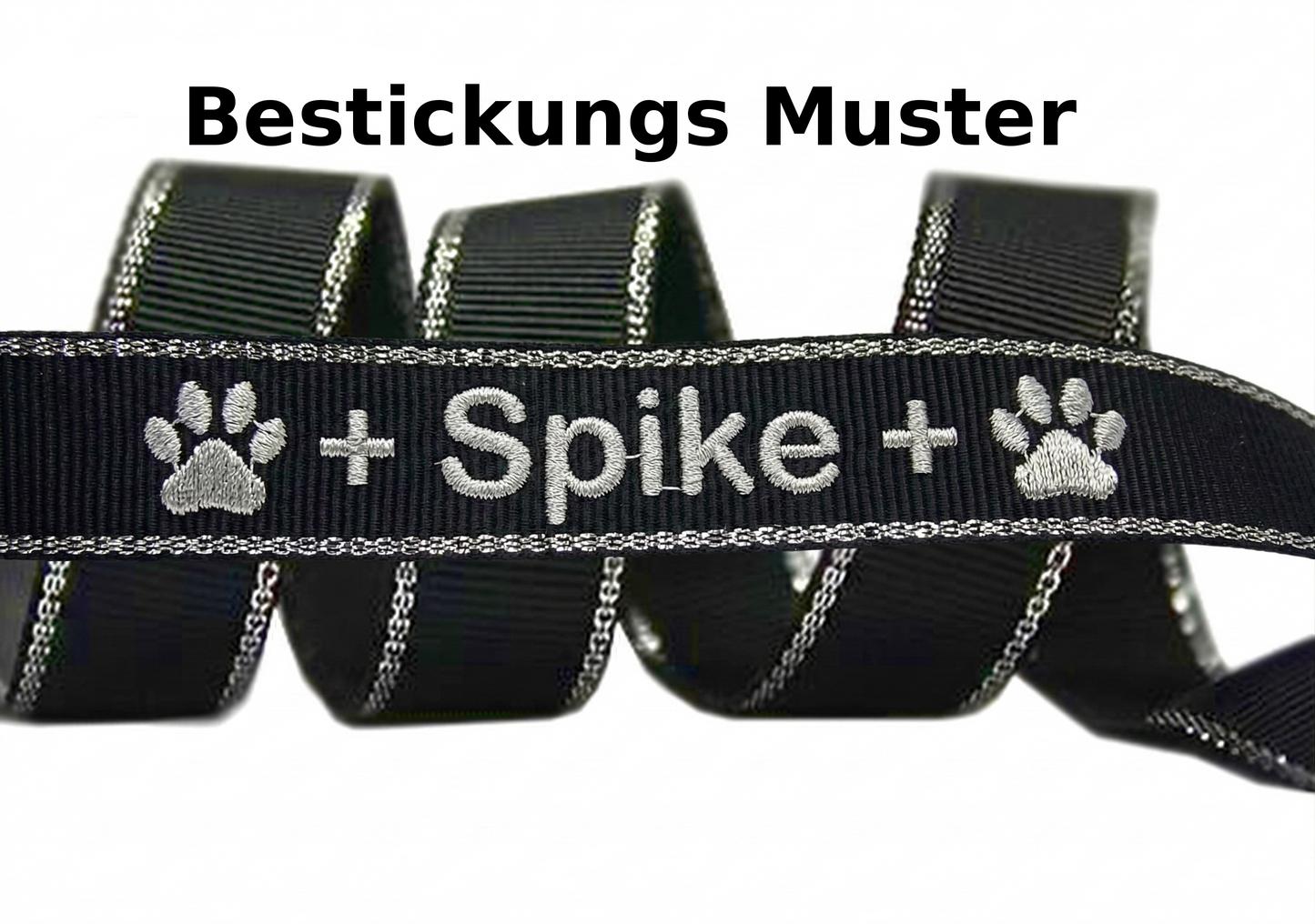 Ripsband mit Silberrand 22 mm – Blanko in verschiedenen Farben