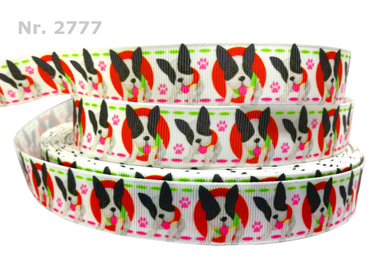 FRANZÖSISCHE BULLDOGGE IM COMICSTIL – 22mm