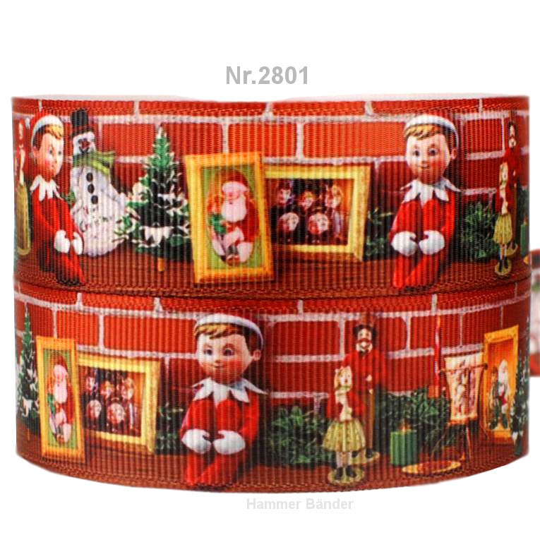 Nr. 2801 Weihnachtsband – 22mm