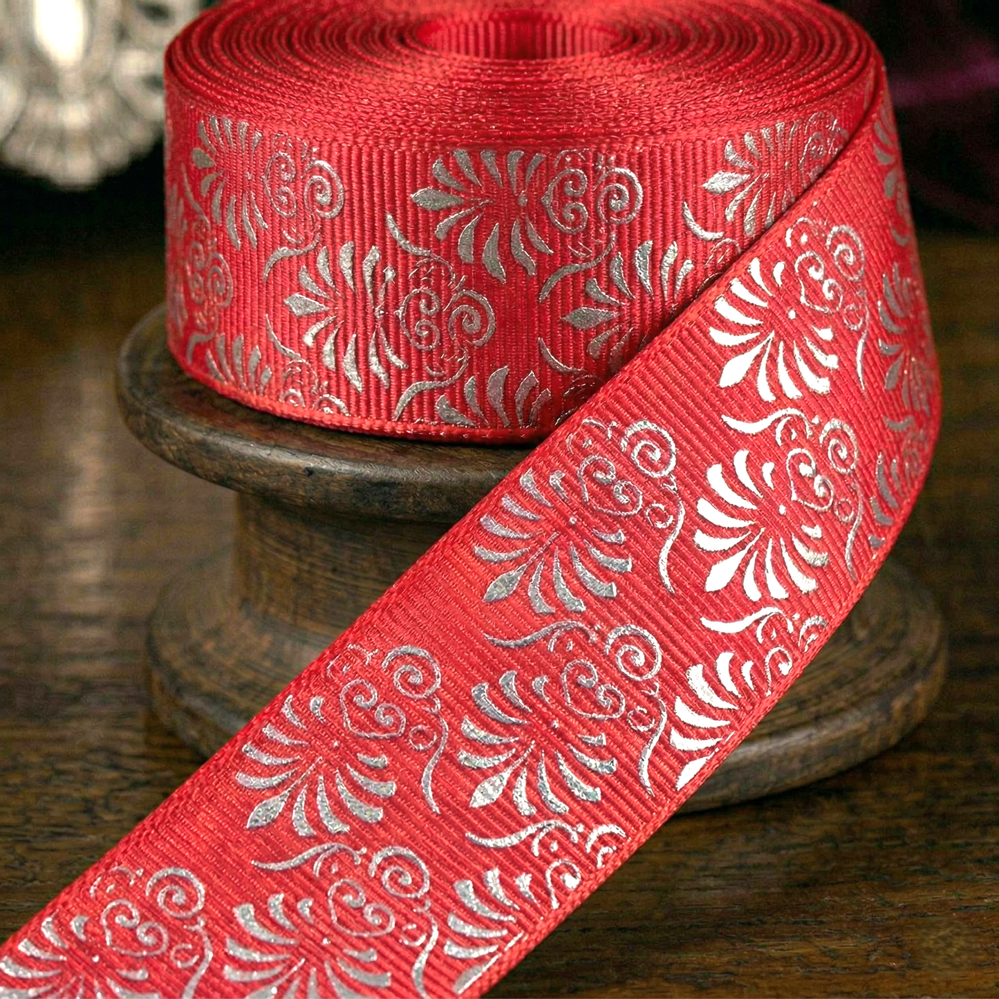 Royal Ornament Folien-Druck Ripsband 25mm