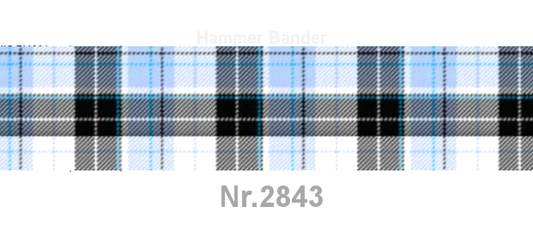 Nr.2843 Karo Blau/Schwarz – 16mm