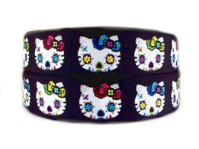 Hello Kitty Sugarskull  - 22mm Halloween-Design