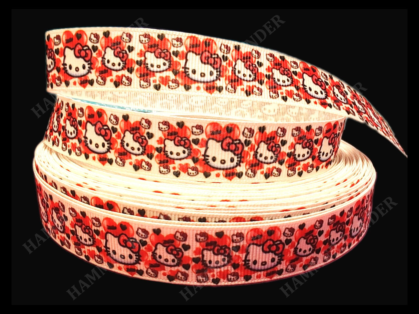 Hello Kitty mit Herzen -Band – 19mm