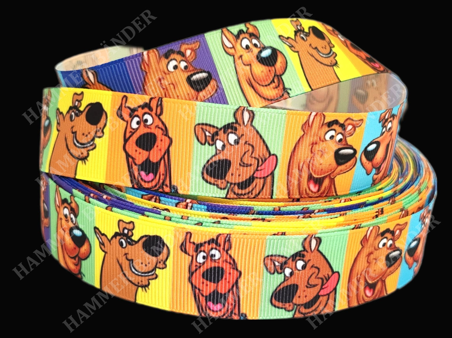 Lustiger Scooby-Doo -Band im Kachel-Look – 25mm