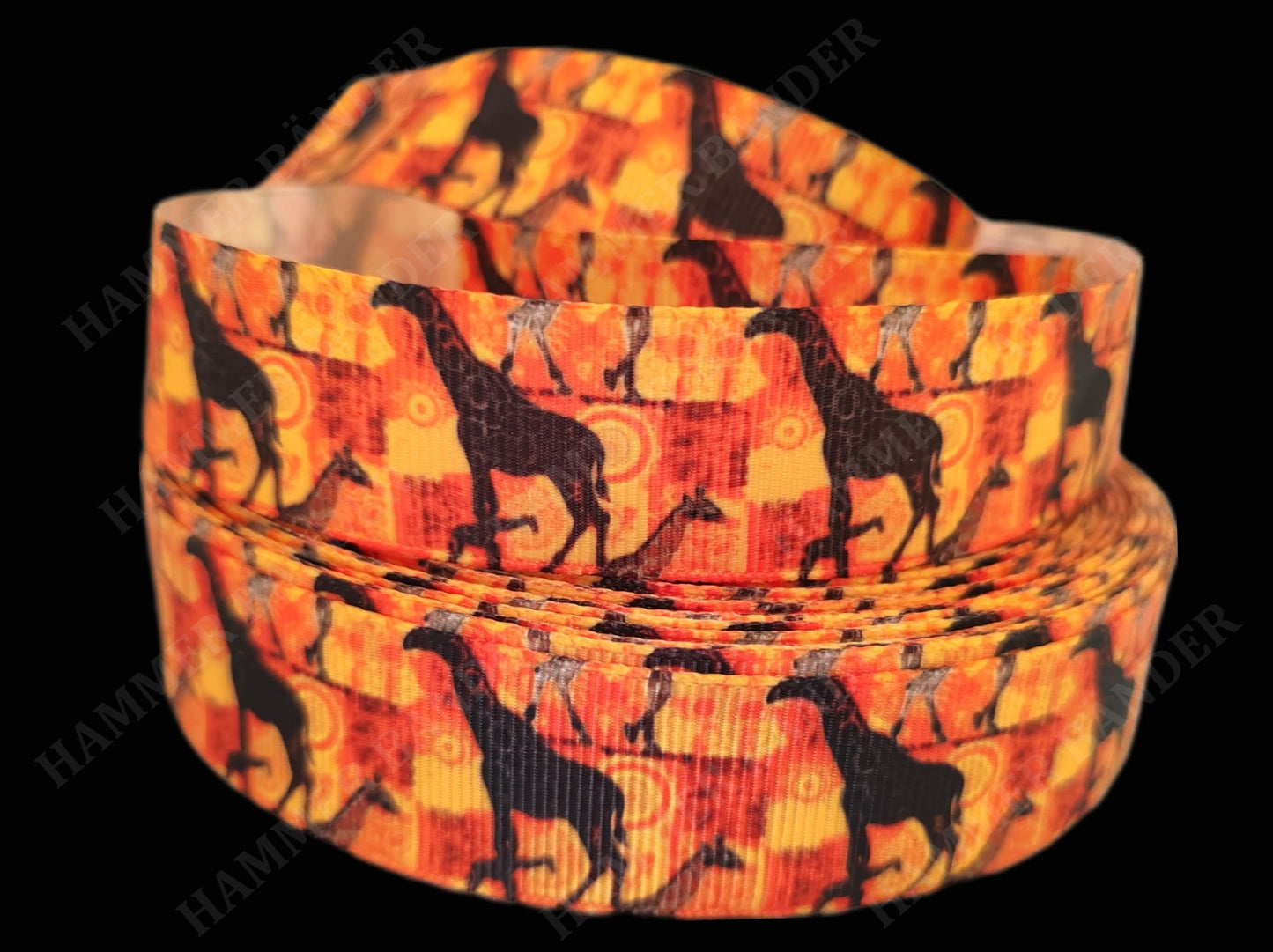 Giraffen im Afrika-Look -Band – 25mm