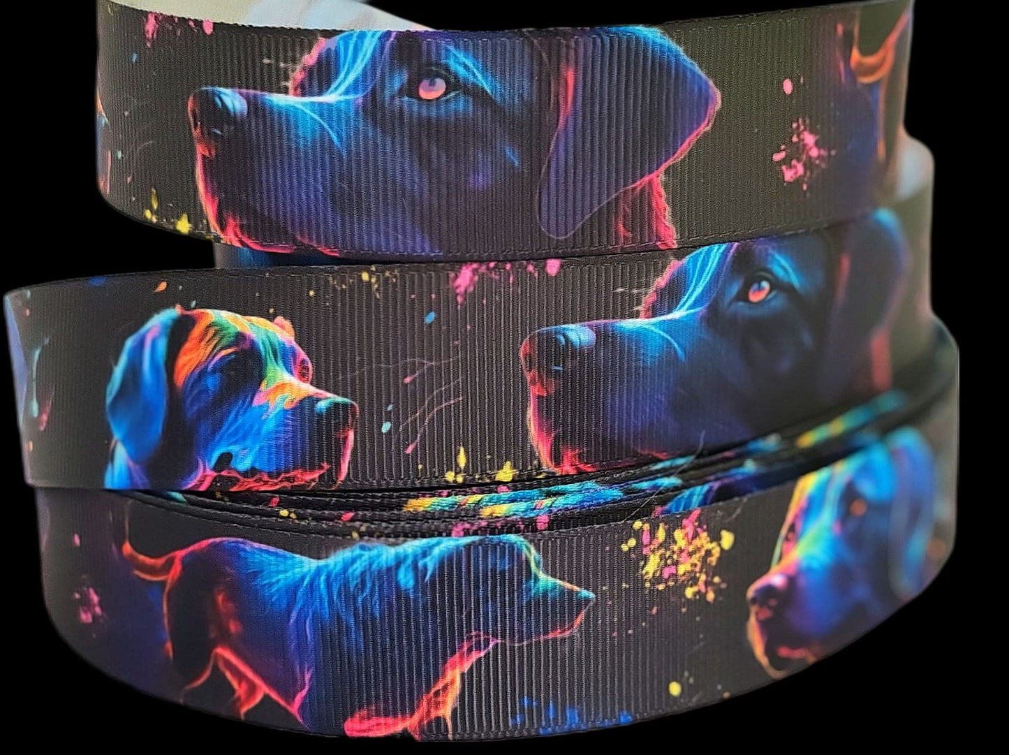 Cybercanine Vision – Exklusives bedrucktes Band 25mm