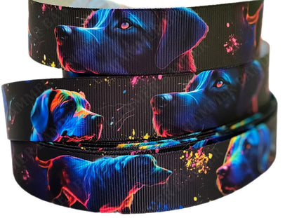 Cybercanine Vision – Exklusives bedrucktes Band 25mm