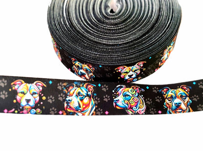 Surreal Glow Amstaffs – Exklusives bedrucktes Band 32mm