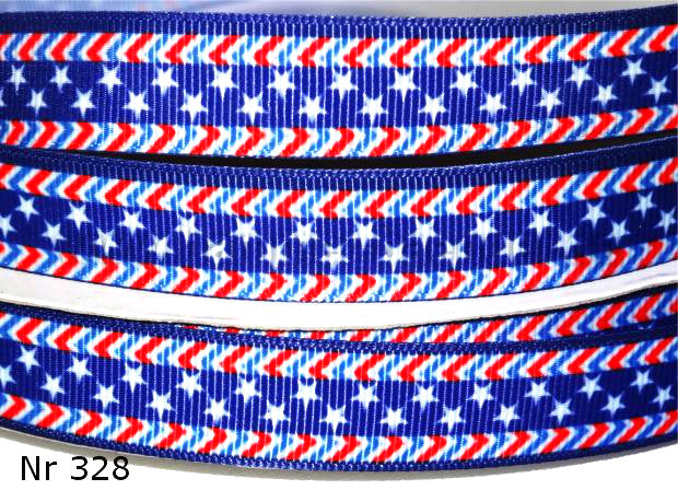 Sterne und gestreifter Rand – 16mm
