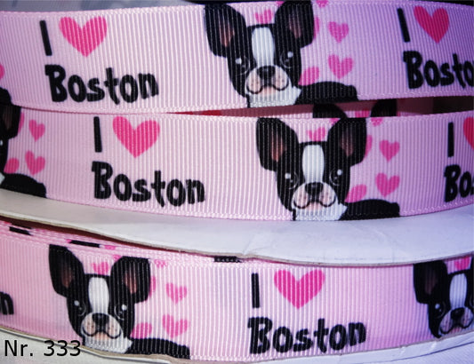 I love Boston Terrier – 22mm