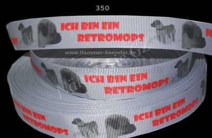 Exklusives  Retromops - Band in Nostalgischem Stil – 22mm