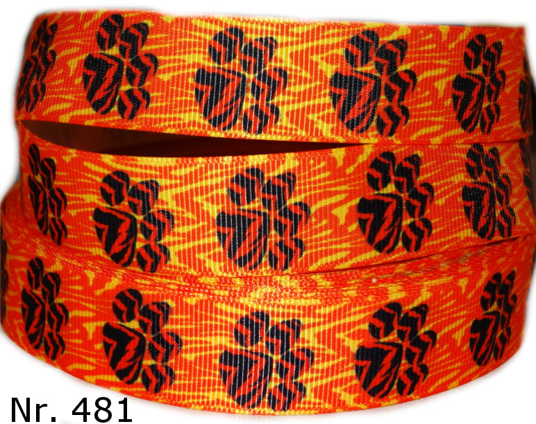 Exklusives  Tigerstreifen & Pfoten - Band – Ein Hingucker für Mutige – 22mm