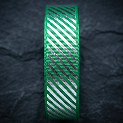 „Silver Flash“ – Glamouröser Folien-Druck 22mm