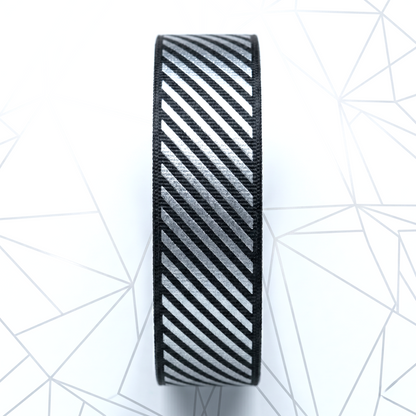 „Silver Flash“ – Glamouröser Folien-Druck 22mm