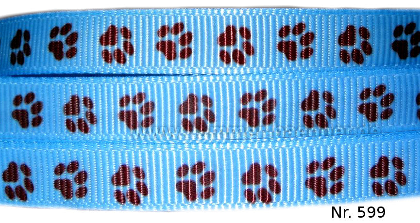 Pfotenabdrücke Braun