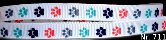 Pfotenabdrücke Bunt