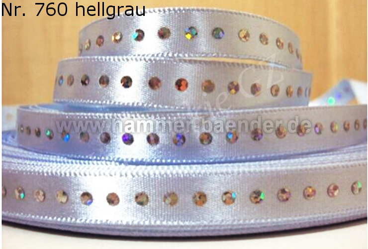 Satinband mit Acryl-Strasssteinen – 9mm (in verschiedenen Farben)