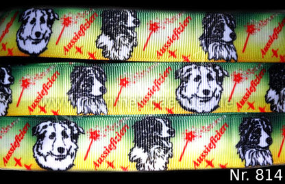 Exklusives  Aussiefiziert -Band – Verzaubert vom Australian Shepherd – 22mm