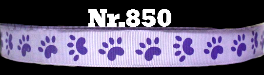 Pfotenabdrücke Lila