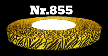 „Wild Color Splash – Knalliges Zebra-Ripsband“ 9mm