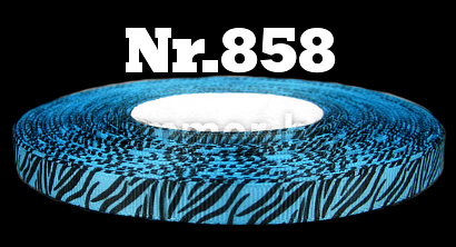 „Wild Color Splash – Knalliges Zebra-Ripsband“ 9mm
