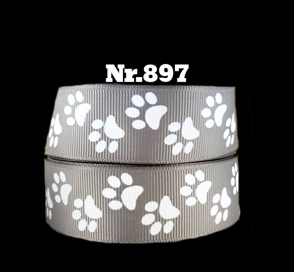 Pfotenabdrücke Weiss