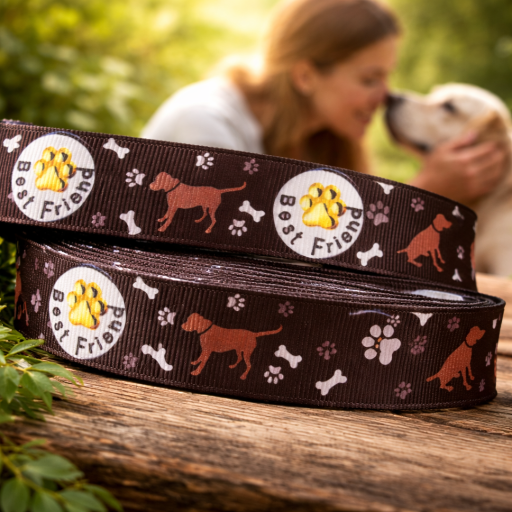 Exclusive Best Friend bracelet with paw prints &amp; bones – 22mm