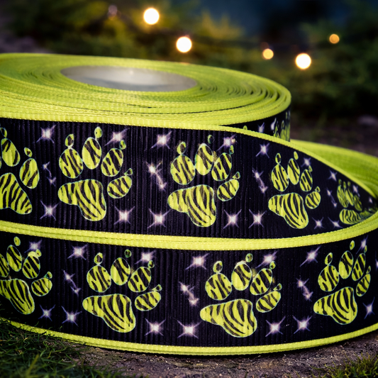 Exclusive neon paw print tiger print band – 22mm