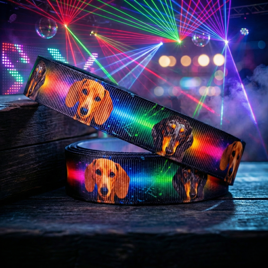 Exklusives  Dackel Audiowellen -Band – 22mm