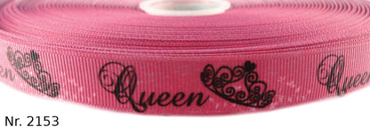 Exklusives  Queen mit Krone -Band – 16mm