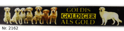 Exklusives  Goldis : Goldiger als Gold - Band – Golden Retriever – 22mm
