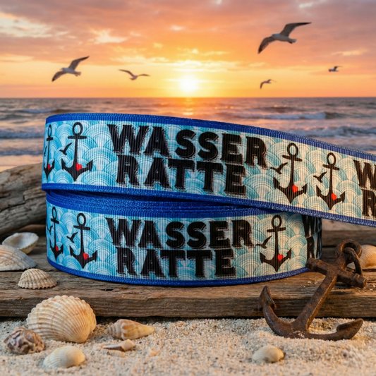 Exclusive Water Rat strap with maritime motifs – 22mm