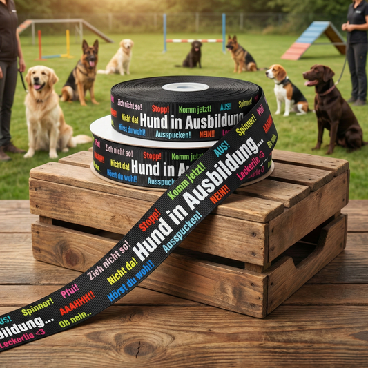 Exclusive Dog in Training book with humorous commands – 22mm