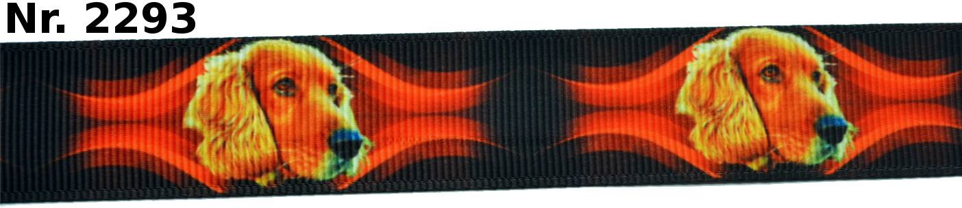 Exklusives  Leuchtender Cocker Spaniel - Band – 22mm