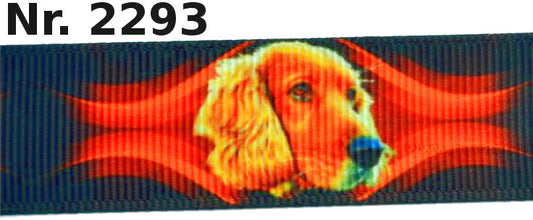 Exklusives  Leuchtender Cocker Spaniel - Band – 22mm