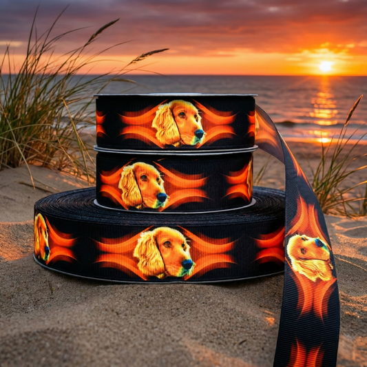 Exklusives  Leuchtender Cocker Spaniel - Band – 22mm