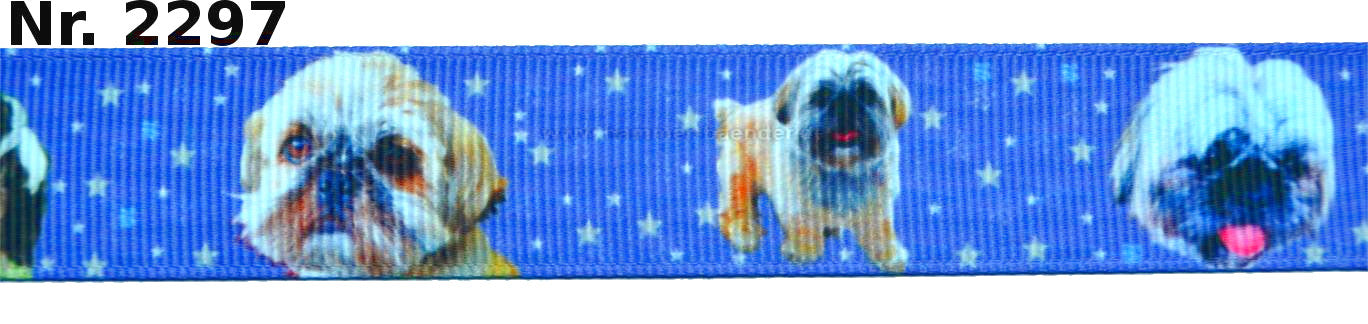 Exklusives  Shih Tzu & Sternchen - Band – 22mm