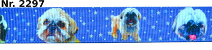 Exklusives  Shih Tzu & Sternchen - Band – 22mm