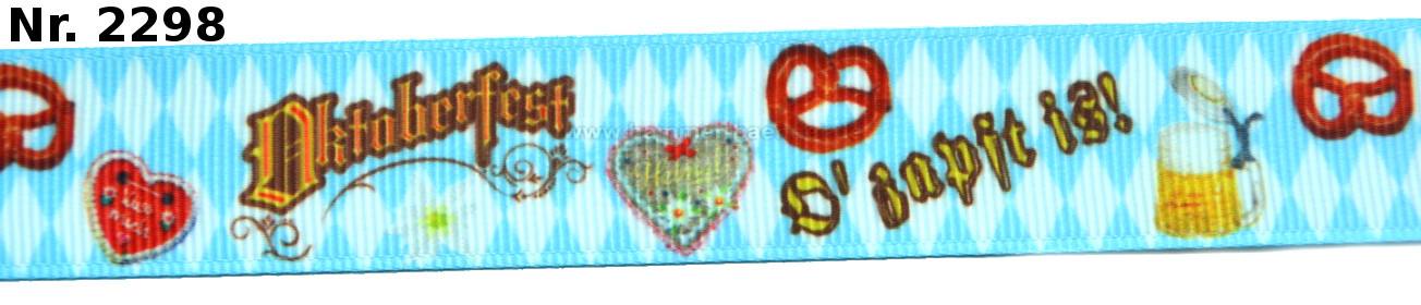 Exklusives  Oktoberfest - Stil  Band – O'zapft is! – 22mm