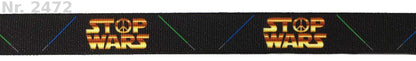 Exklusives  Stop Wars  Galaxy - Band – Frieden statt Konflikt – 22mm