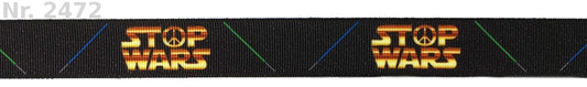 Exklusives  Stop Wars  Galaxy - Band – Frieden statt Konflikt – 22mm