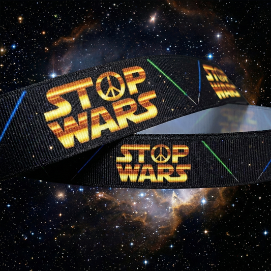 Exclusive Stop Wars Galaxy - Band - Peace instead of conflict - 22mm